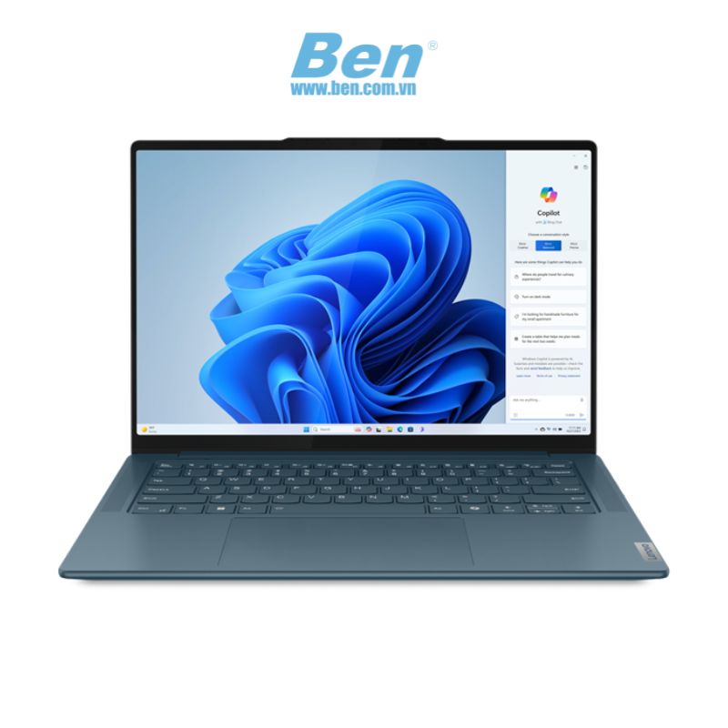 Laptop Lenovo Yoga Pro 7 14IMH9 ( 83E2005DVN ) | Xanh | Intel Core Ultra 7 155H | RAM 32GB | 1TB SSD | NVIDIA Geforce RTX 4050 | 14.5 inch 2.8K OLED | Win 11 | 2Yrs