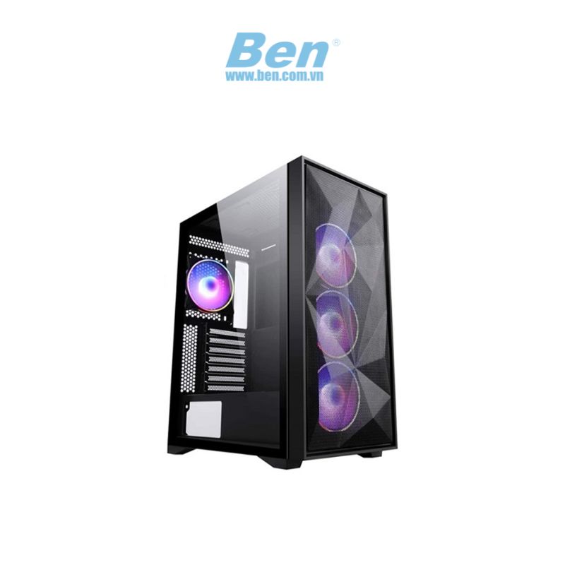 Vỏ Case SAMA 3708 (Mid Tower / Màu Đen/ 3 Fan Led RGB )