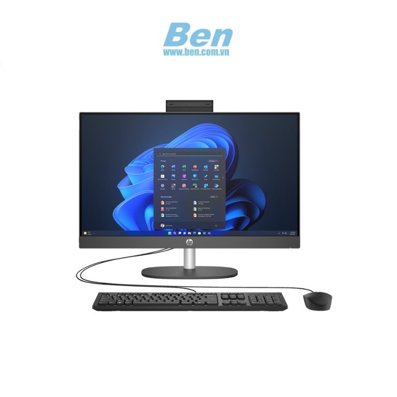 Máy tính để bàn All In One HP ProOne 240 G10  ( 9H0B1PT ) | Đen | Intel Core i7-1355U | ram 8GB | 256GB SSD | Intel Iris Xe Graphics | 23.8 inch FHD | Keyboard & Mouse | Windows 11 | 1Yr