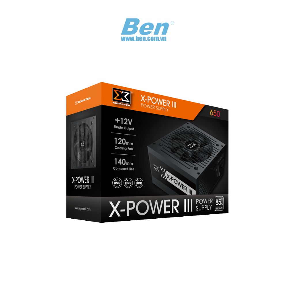 Nguồn máy tính Xigmatek X-POWER III 650 - 600W EN45990