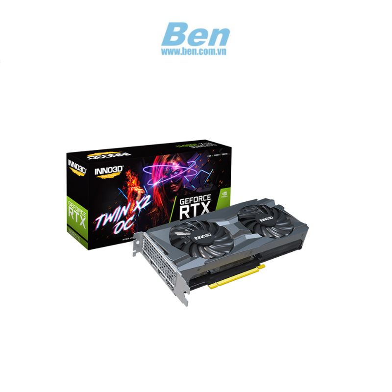 Card màn hình Inno3D GeForce RTX 3060 Ti TWIN X2 OC LHR 8G GDDR6