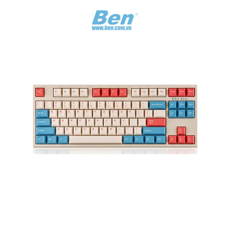 Bàn phím cơ LEOPOLD FC750RBT Blue Coral Red Switch ( USB C + Bluetooth 5.1 )