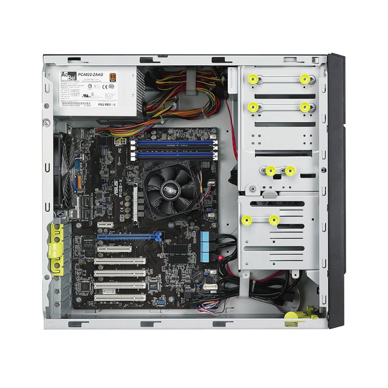 Máy tính chủ ASUS TS100 (TS100-E11-PI4-2334013Z)/ Đen/ Intel Xeon E-2334/ RAM 16GD4/ HDD 1TB HDD/ Chipset C256/2 x Intel LAN I210-AT/300W/ No OS