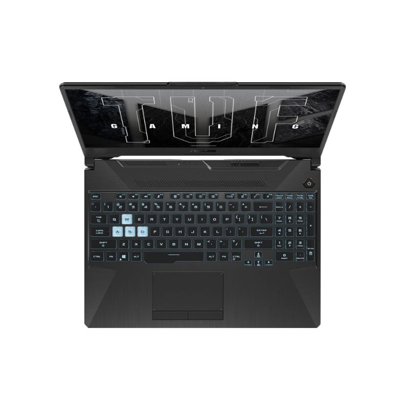 Laptop ASUS TUF Gaming FX506HM-HN366W/ Black/ Intel Core i7-11800H (up to 4.6Ghz, 24MB)/ RAM 8GB/ 512GB SSD/  NVIDIA Geforce RTX 3060 6GB/ 15.6inch FHD/ 144Hz/ 4Cell/ Win 11SL/ 2Yrs
