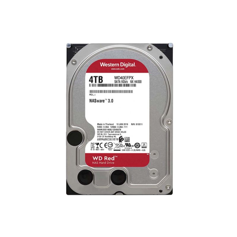 Ổ cứng gắn trong HDD Western Digital WD Red Plus 4TB 3.5 inch, 5400RPM, SATA 3, 256MB Cache (WD40EFPX)