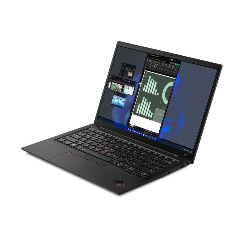 Laptop  LENOVO ThinkPad X1 Carbon Gen 10 (21CB009WVN)/ Đen/ Intel Core i5-1240P (up to 4.4Ghz, 12MB)/ RAM 16GB/ 512GB SSD/ Intel Iris Xe Graphics/ 14inch 2.2K/ 4Cell/ Win 11Pro/ 3Yrs