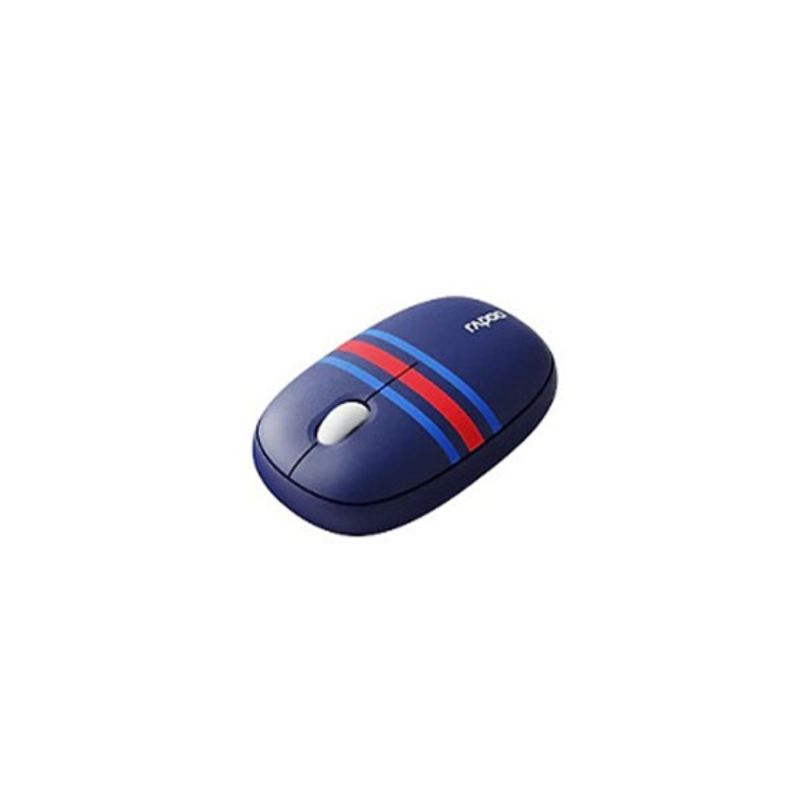 Chuột không dây Rapoo M650 Silent France màu Blue Red (Bluetooth, Wireless)