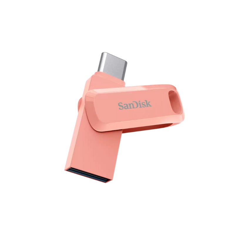Thiết bị lưu trữ USB SanDisk 256GB USB Type C Ultra Dual Drive Go SDDDC3-256G-G46PC Peach
