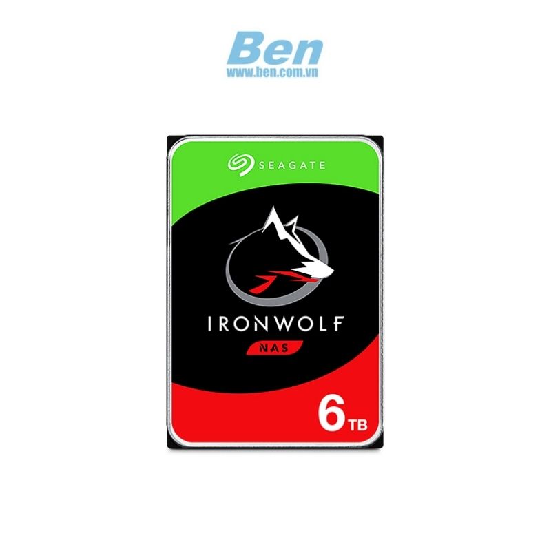 Ổ cứng Seagate Ironwolf 6TB ST6000VN006 (3.5 inch / 5400rpm/ 256MB / SATA3)