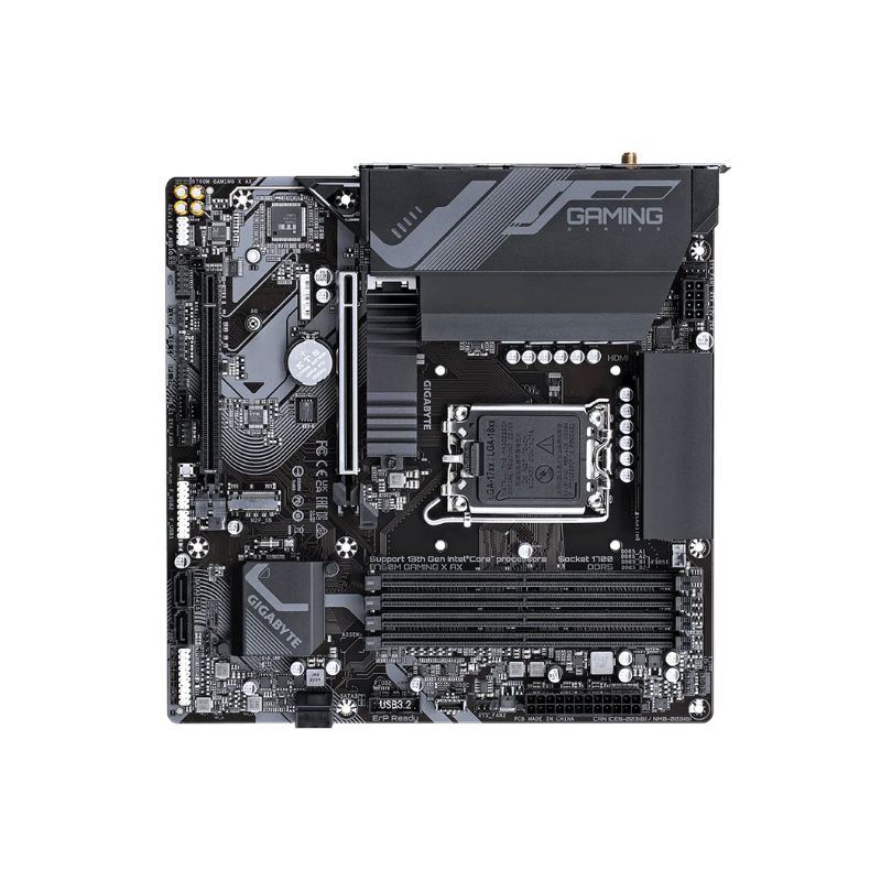 Mainboard GIGABYTE B760M GAMING X AX DDR5 ( Intel B760M | Socket 1700 | 192GB | Micro ATX )