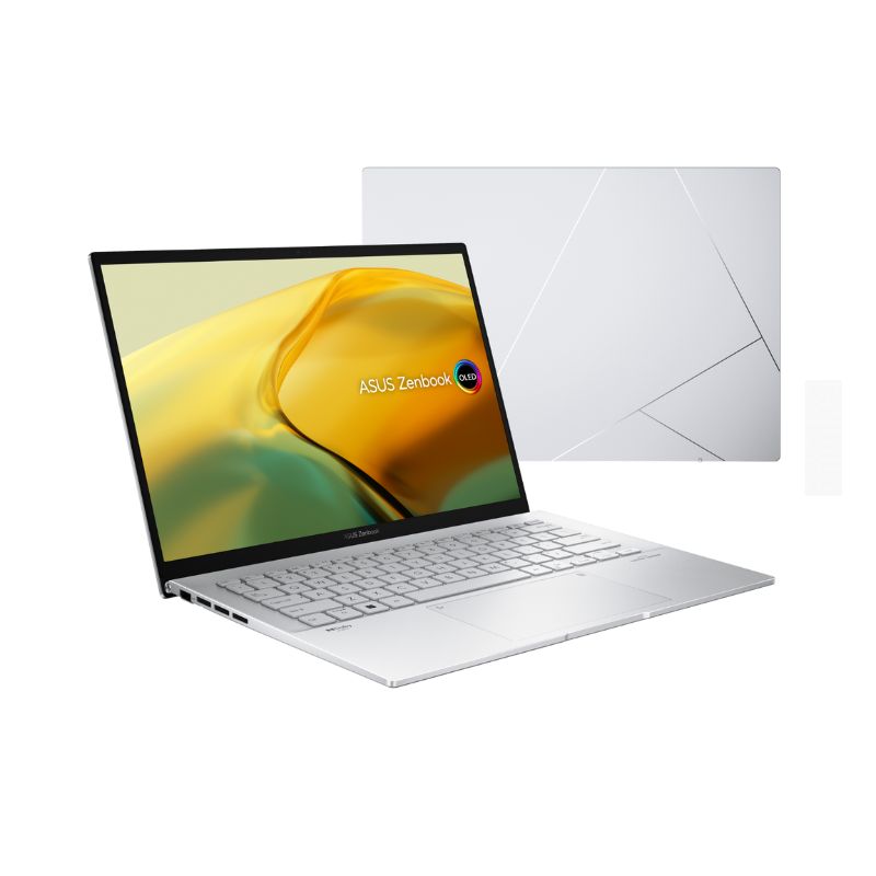 Laptop Asus Zenbook 14 OLED (UX3402VA-KM203W )/ Bạc/ Intel Core I5-1340P/ RAM 16GB/ 512GB SSD/ Intel Iris Xe Graphics/ 14 Inch OLED  /4 Cell 75Whr / Win 11/ 2Yrs