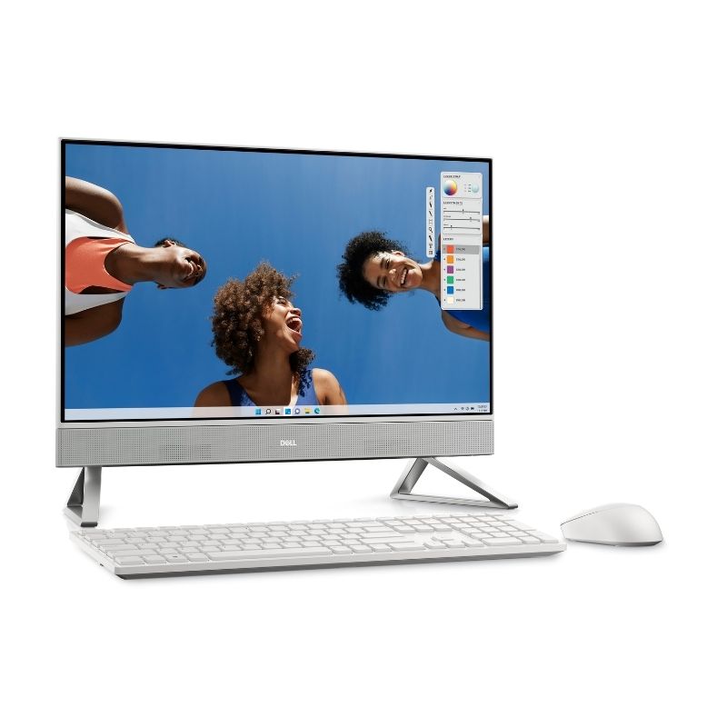 Máy tính để bàn All In One Dell Inspiron 5420 ( FNRJ15 ) | Intel Core i5 - 1335U | RAM 16GB | 512GB SSD | Intel Iris Xe Graphics | 23.8 inch FHD Touch | Webcam | WL BT | K & M | Win 11H SL | 1Yr