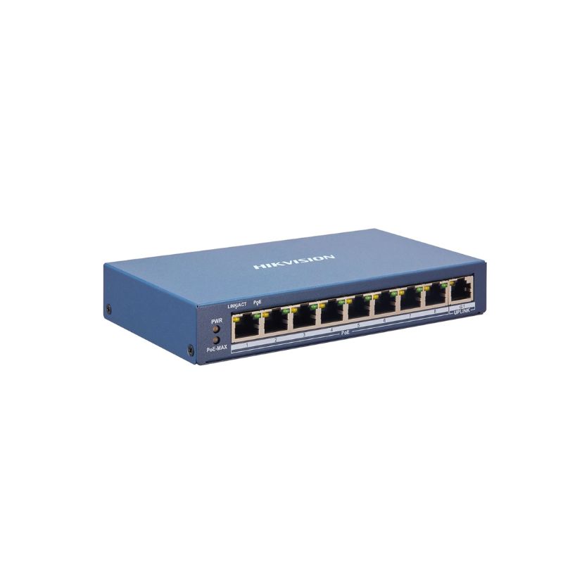 Thiết bị mạng Switch POE 8 Port Fast Ethernet Smart Hikvision DS-3E1309P-EI