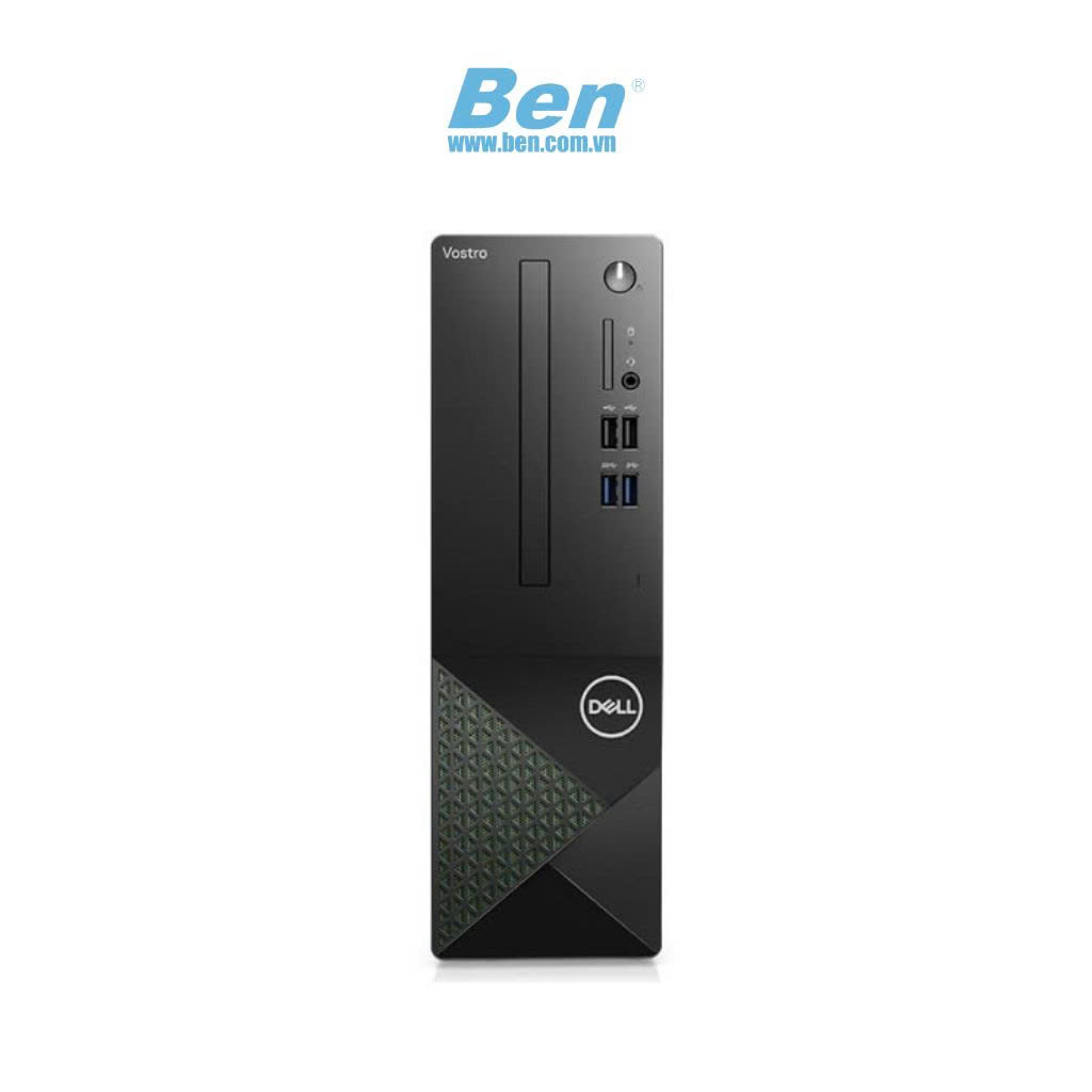 Máy tính để bàn Dell Slim DS-14400-16-512G | Đen | Intel Core i5-14400 | RAM 16GB DDR4 | 512GB SSD | K&M | WF+BL | Win 11 SL | SD Reader | 1Yr