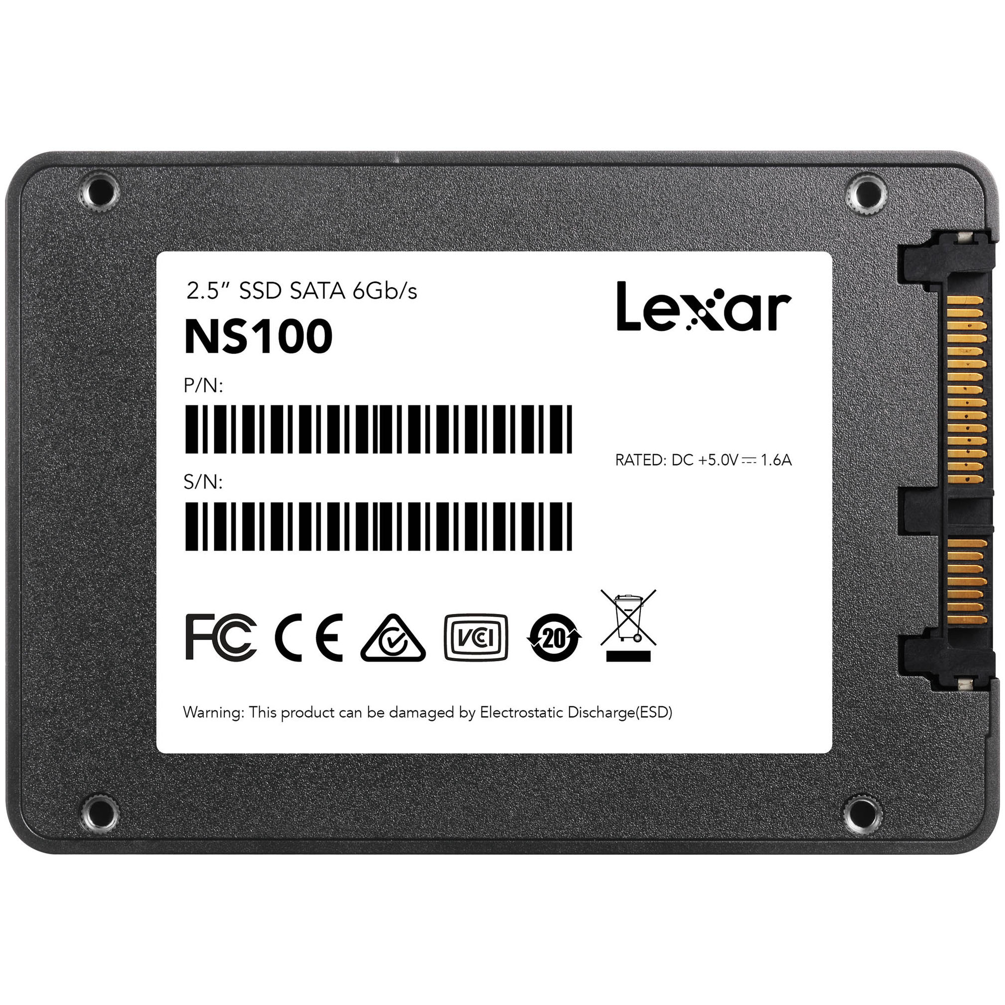 ? c?ng g?n trong SSD Lexar NS100 240GB Sata3 2.5 inch (Ðoc 520MB/s - Ghi 450MB/s) - (LNQ100-240RG)