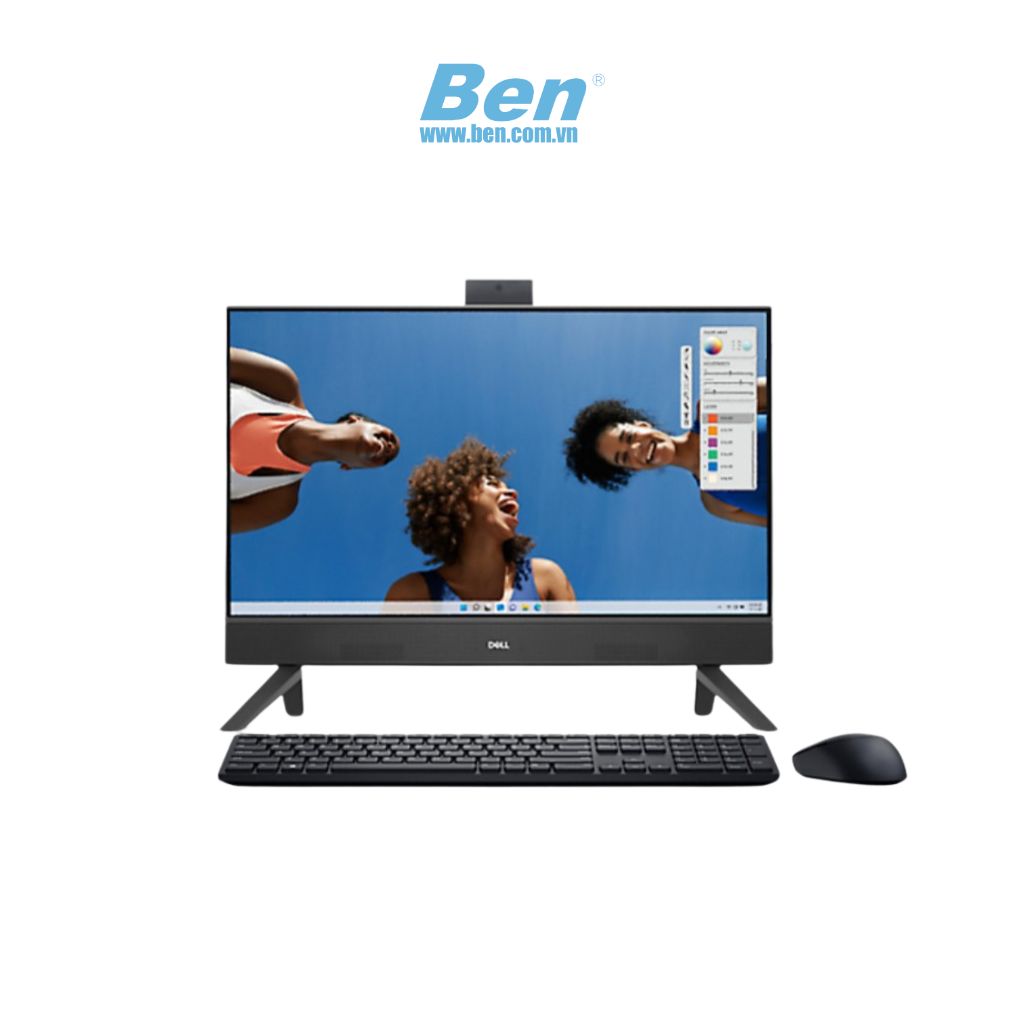 Máy tính để bàn All in One Dell Inspiron 24 5430 (G5C0D21) | Đen | Intel Core i5-120U | RAM 8GB | 512GB SSD | Intel UHD Graphics | 23.8 inch FHD | WL + BT | K&M | Win11 Home | 1Yrs