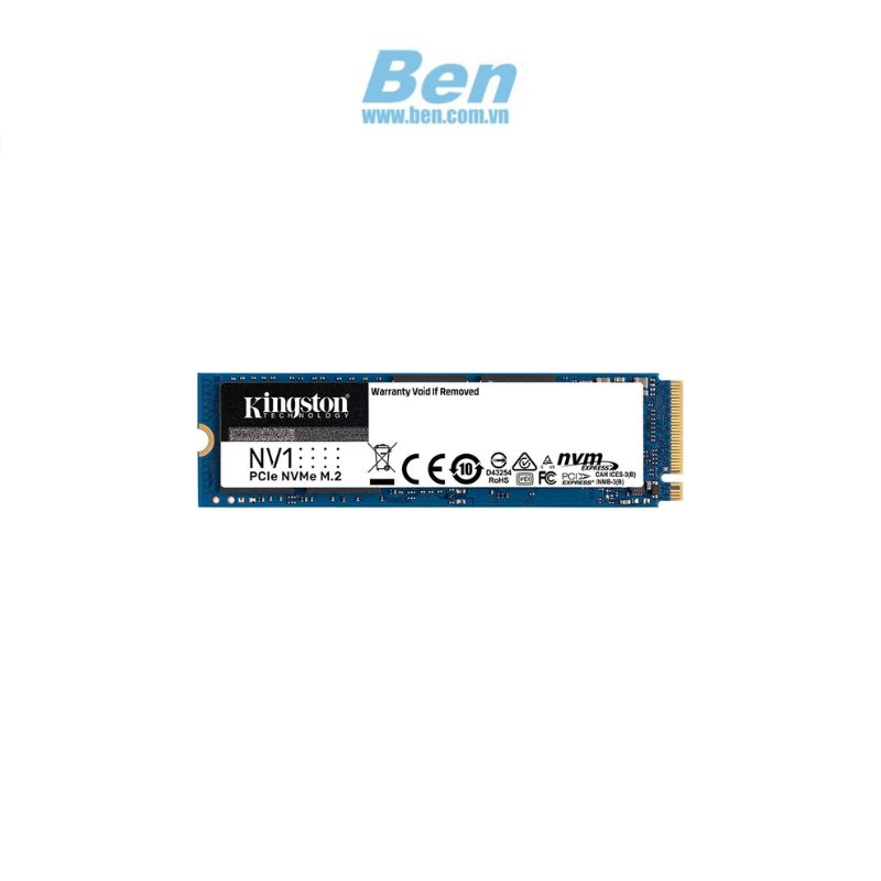 Ổ cứng gắn trong SSD Kingston SNVS 500G NVMe M.2 2280 PCIe Gen 3 x 4 (Đoc 2100MB/s, Ghi 1700MB/s) - (SNVS/500G)