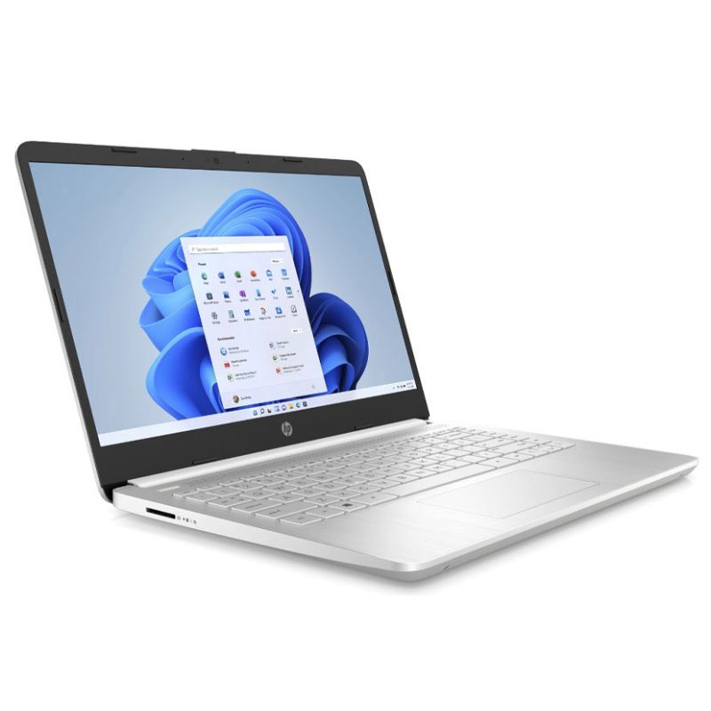 Laptop HP 14s-dq5100TU 7C0Q0PA/ Natural silver/ Intel Core i5-1235U Processor ( upto 4.40GHz, 12MB)/ RAM 8GB/ 256GB SSD/ Intel Iris Xe Graphics/ 14inch FHD/ Windows 11 Home SL/ 1Yr