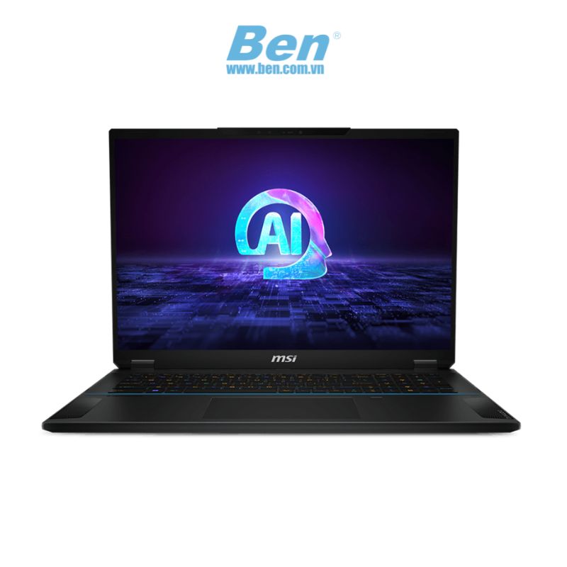 Laptop MSI Stealth 18 AI Studio A1VGG New | Black | Intel Core Ultra 9 185H | RAM 32GB | 2TB SSD | NVIDIA RTX 4070 8GB | 18 inch UHD+ 120Hz | 4 Cell | Win 11 Home | 3Yrs