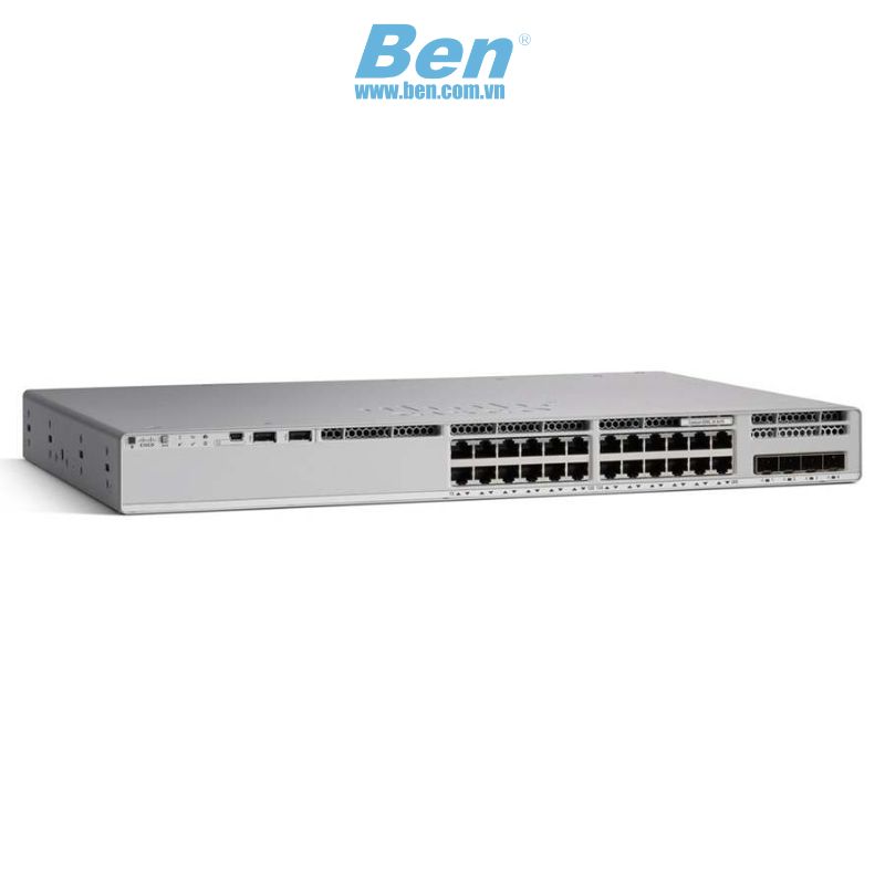 Thiết bị chuyển mạch Switch Cisco Catalyst 9200L 24-port data, 4 x 1G ...