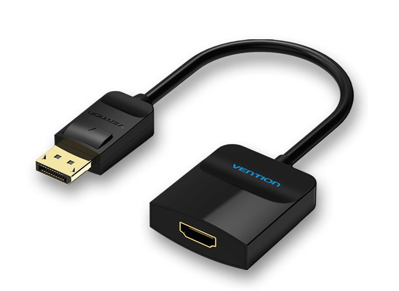 Cáp chuyển đổi DisplayPort sang HDMI VENTION HBGBB (15cm/đen)