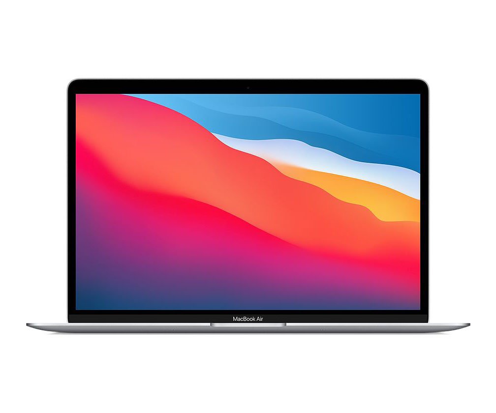 Laptop Apple Macbook Air  (MGN93SA/A)/ Silver/  M1 Chip/ RAM 8GB/ 256GB SSD/ 13.3 inch Retina/ Touch ID/ Mac OS/ 1Yr
