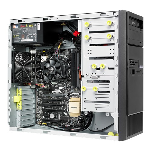 Máy tr?m Workstation Asus ESC300-G4-7700072Z/ Ðen/ Intel Core i7-7700 (up to 4.2 GHz, 8MB)/ RAM 8GB/ 1TB HDD/ Intel HD Graphics/ K&M/ No OS/ 2Yrs