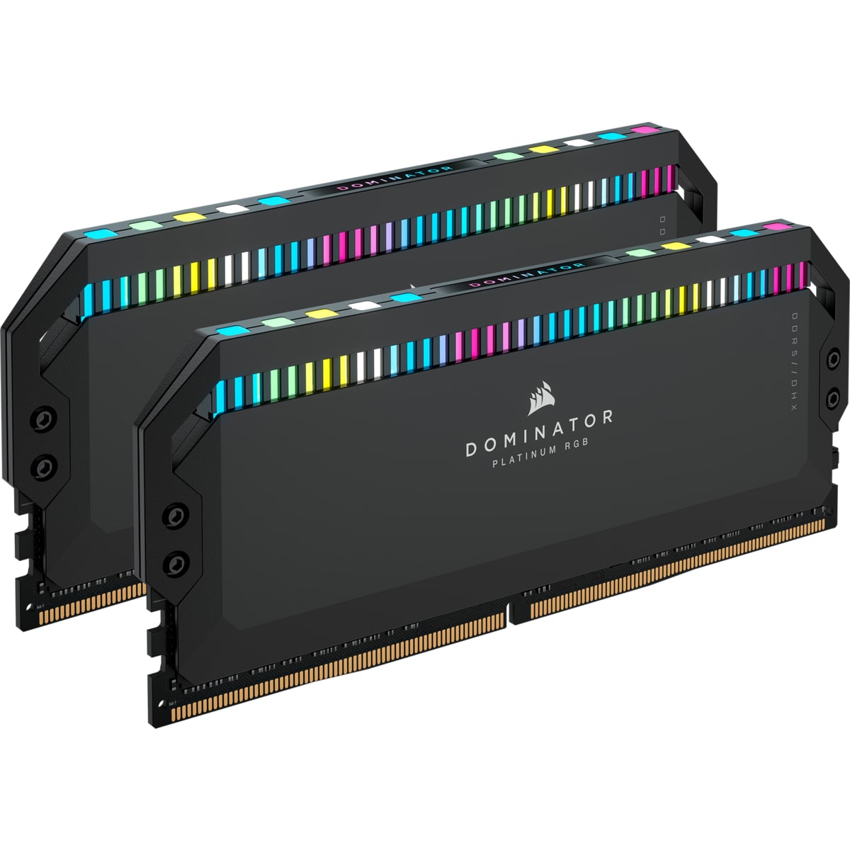 Bộ nhớ trong máy tính để bàn Corsair DOMINATOR PLATINUM RGB Black Heatspreader DDR5, 5600MHz 32GB 2x16GB DIMM, 1.25V (CMT32GX5M2B5600C36)