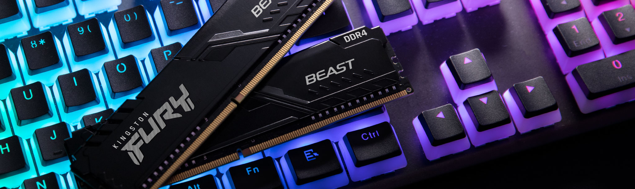 B? nh? trong máy tính d? bàn Kingston Fury Beast (KF426C16BB1/16) 16GB (1x16GB) - DDR4 2666MHz