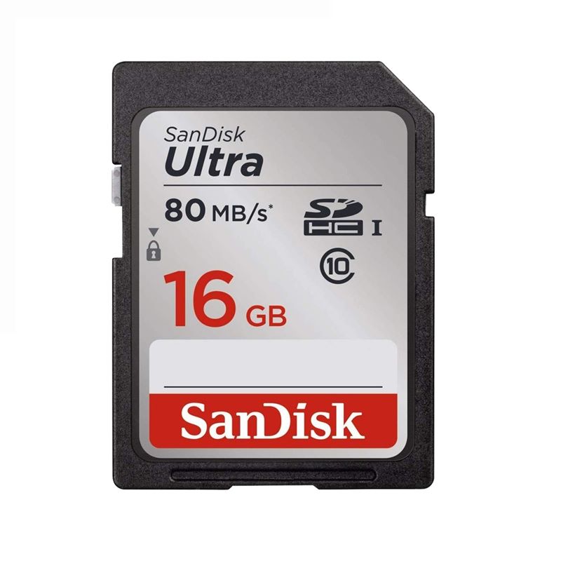 Th? nh? SDHC Sandisk Ultra 80MB/s 16GB