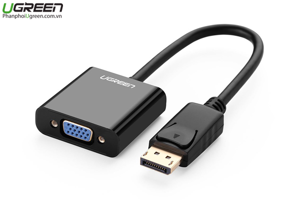 Cáp Chuyển Đổi Displayport Sang Vga Ugreen 20415 (Đen/15Cm)