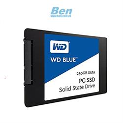 ổ cứng gắn trong SSD Western Blue 250GB / 2.5 inch Sata3 / Read up to 550MB / Write up to 525MB / up to 95K/81K IOPS (WDS250G2B0A)
