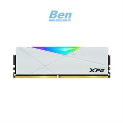 Ram desktop Adata XPG Spectrix D50 RGB White (AX4U320016G16A-SW50) 16GB (1x16GB) ( DDR4 3200 MHz | LED RGB | Tản nhiệt | Non-ECC