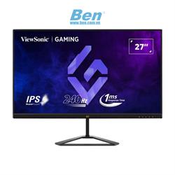 Màn hình máy tính Viewsonic VX2779A-HD-PRO | 27 inch FHD | 240Hz | IPS | 1 ms | HDMI + DP | 3Yrs