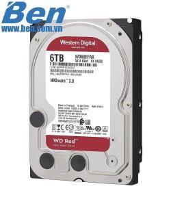 ổ cứng gắn trong HDD Western Digital Red 6TB 3.5 SATA 3 256MB Cache 5400RPM WD60EFAX