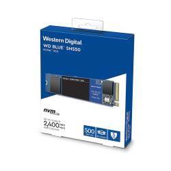 Ổ cứng gắn trong SSD Western SN550 Blue 500GB M.2 2280 PCIe NVMe 3x4 (Đọc 2400MB/s - Ghi 1750MB/s) - (WDS500G2B0C)