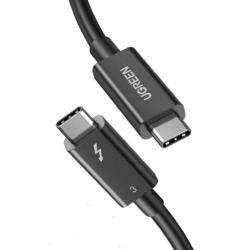 Cáp USB Type-C to USB Type-C Thunderbolt 3 dài 0.8m Ugreen 70951 hỗ trợ truyền hình ảnh 5K@60Hz                                                                                                                                                               