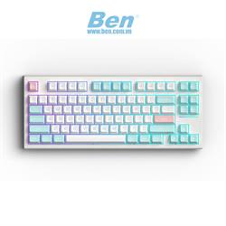Bàn phím cơ Không dây FL-Esport FL750 SAM Marshmallow RGB Gasket Mount Kailh BOX V2 Brown sw (USB/Bluetooth/3Mode/Hotswap)