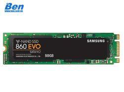 Ổ cứng gắn trong SSD Samsung 860 EVO 500GB M2.2280 (đọc : 550MB/s /ghi: 520MB/s)