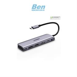 Thiết bị mở rộng  USB type-C to HDMI / Hub USB 3.0 / SD /TF hỗ trợ sạc cổng USB-C chính hãng Ugreen 70411 Thiết bị mở rộng  USB type-C to HDMI / Hub USB 3.0 / SD /TF hỗ trợ sạc cổng USB-C chính hãng Ugreen 70411