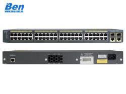 Cổng nối mạng Cisco WS-C2960+24LC-L (Catalyst 2960 Plus 24 10/100 (8 PoE) + 2 T/SFP LAN Base)