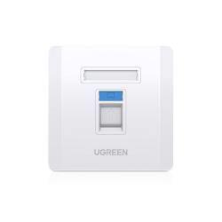 Mặt nạ mạng âm tường 1 cồng RJ45 UGREEN NW144 80180