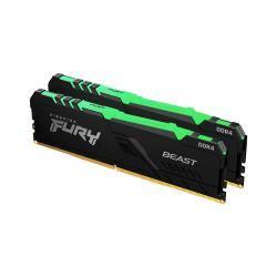 Ram PC Kingston Fury Beast RGB (KF432C16BBAK2/16) 16GB (2x8GB) DDR4 3200Mhz Ram PC Kingston Fury Beast RGB (KF432C16BBAK2/16) 16GB (2x8GB) DDR4 3200Mhz