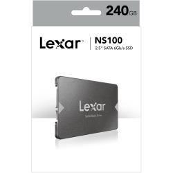 Ổ cứng gắn trong SSD Lexar NS100 240GB Sata3 2.5 inch (Đoc 520MB/s - Ghi 450MB/s) - (LNQ100-240RG)