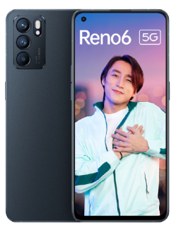 Điện thoại di động OPPO Reno6 5G - Đen - Chính Hãng
