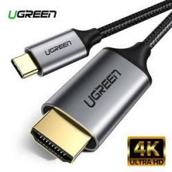  Cáp  USB Type C to HDMI dài 3m Ugreen 50766 hỗ trợ 4K@60Hz