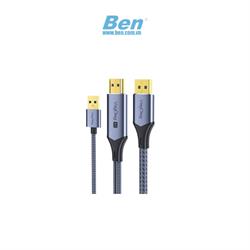 Cáp chuyển HDMI sang DisplayPort M/M 4K60Hz có Cấp Nguồn USB – V-Z102