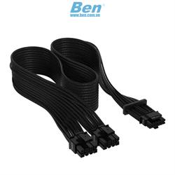 Dây cáp nguồn Corsair Premium Individually Sleeved 12+4pin PCIe Gen 5 12VHPWR 600W cable(CP-8920331)/ Type 4/ Black/ 2Yrs Dây cáp nguồn Corsair Premium Individually Sleeved 12+4pin PCIe Gen 5 12VHPWR 600W cable(CP-8920331)/ Type 4/ Black/ 2Yrs