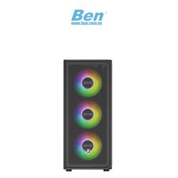Vỏ Case VITRA CERES V309 BLACK 3FAN RGB (ATX/Màu Đen)