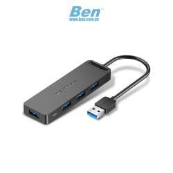 Bộ Chia USB 3.0 HUB 4 Port (Hỗ trợ nguồn) VENTION CHLBD (50cm)